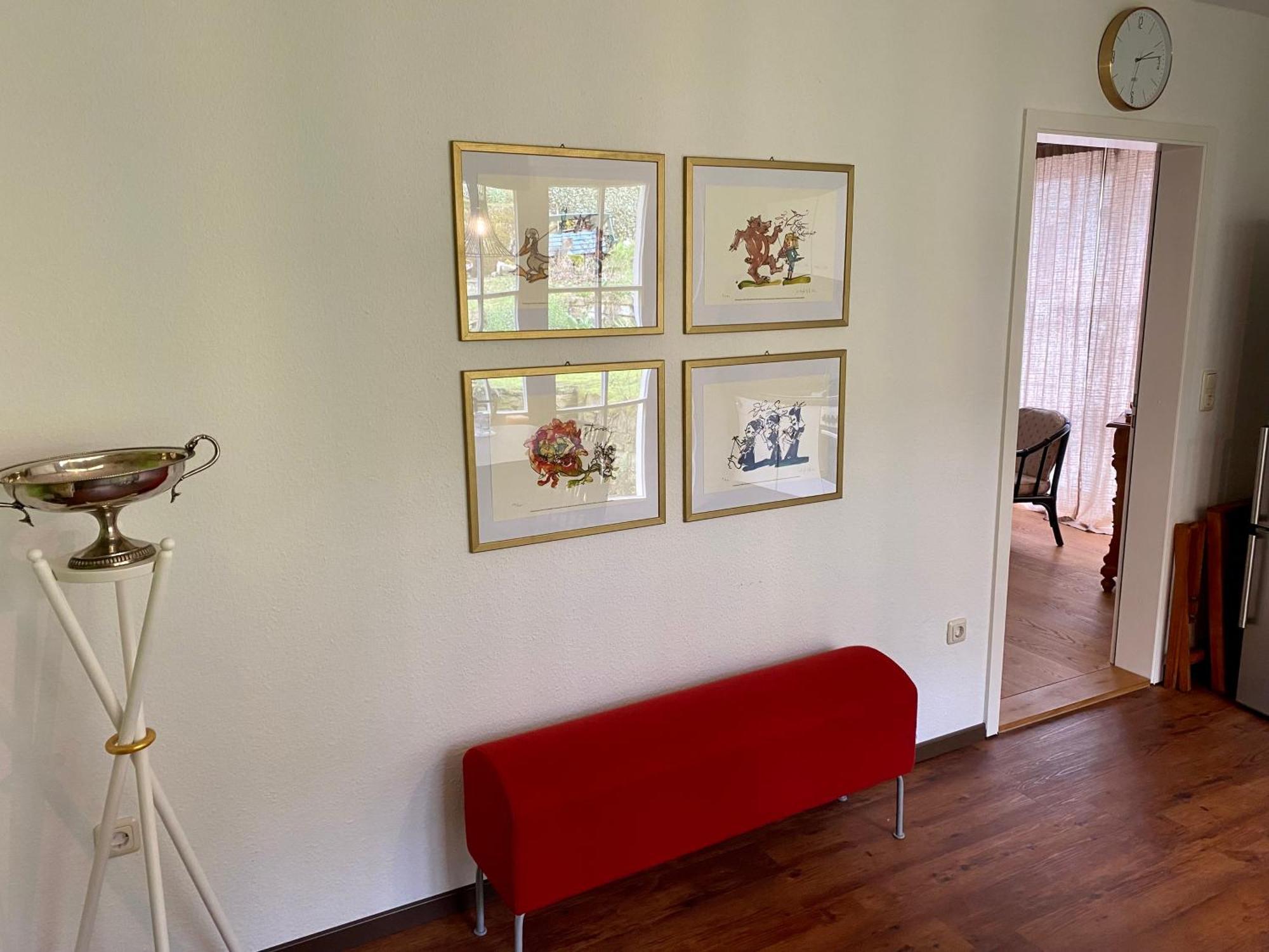 Eine Gemuetliche Ferienwohnung Mit Garten 巴特卡尔斯哈芬 外观 照片